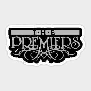 The Premiers - Gray Sticker